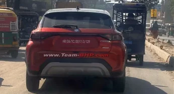 Upcoming Maruti Fronx Hybrid spotted testing – 35 kmpl mileage?