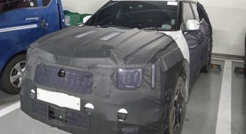 Kia Seltos facelift spotted once again, more details revealed