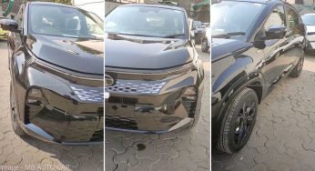 Tata Curvv Dark Edition starts reaching dealers, launch soon